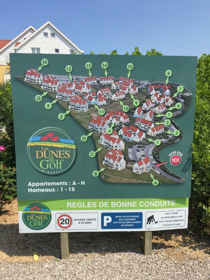Les Dunes Du Golf First Line Sea View App Block B 1-3 Wimereux Kültér fotó